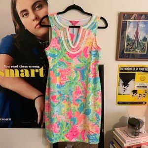 NWT LILLY PULITZER HARPER STRETCH SHIFT DRESS